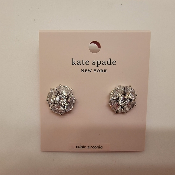 kate spade Jewelry - Kate Spade Cubic Zirconia Stud Earrings